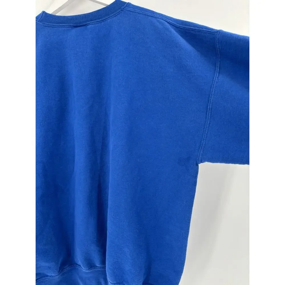 Vintage UK Kentucky Wildcats Sweatshirt Mens XL Blue Pullover Graphic Cotton